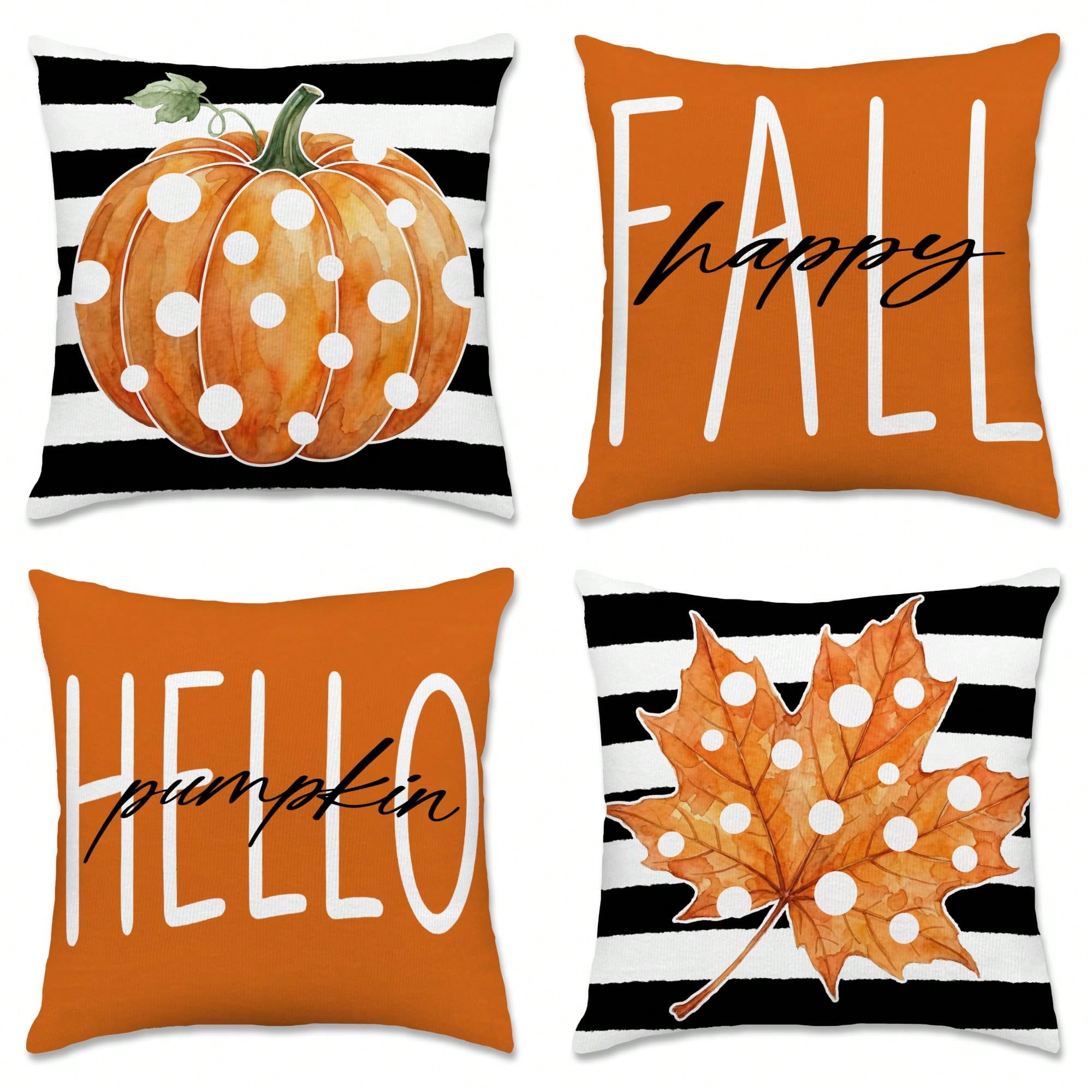 Pillow Insert 18X18 - 4 housses de coussin d'automne 18x18