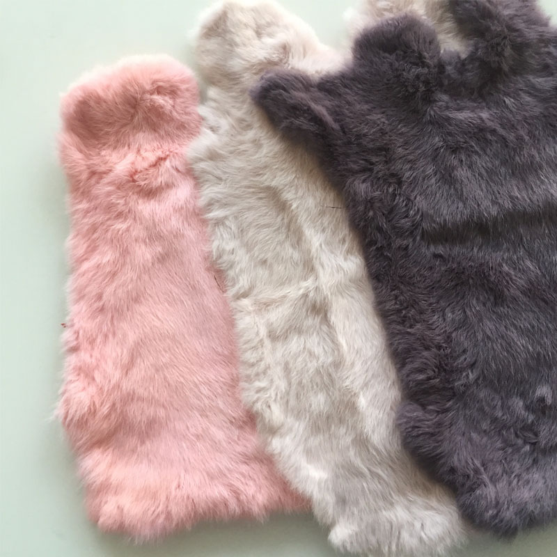 Home Textiles Sale - Multicolore réel fourrure de lapin vente