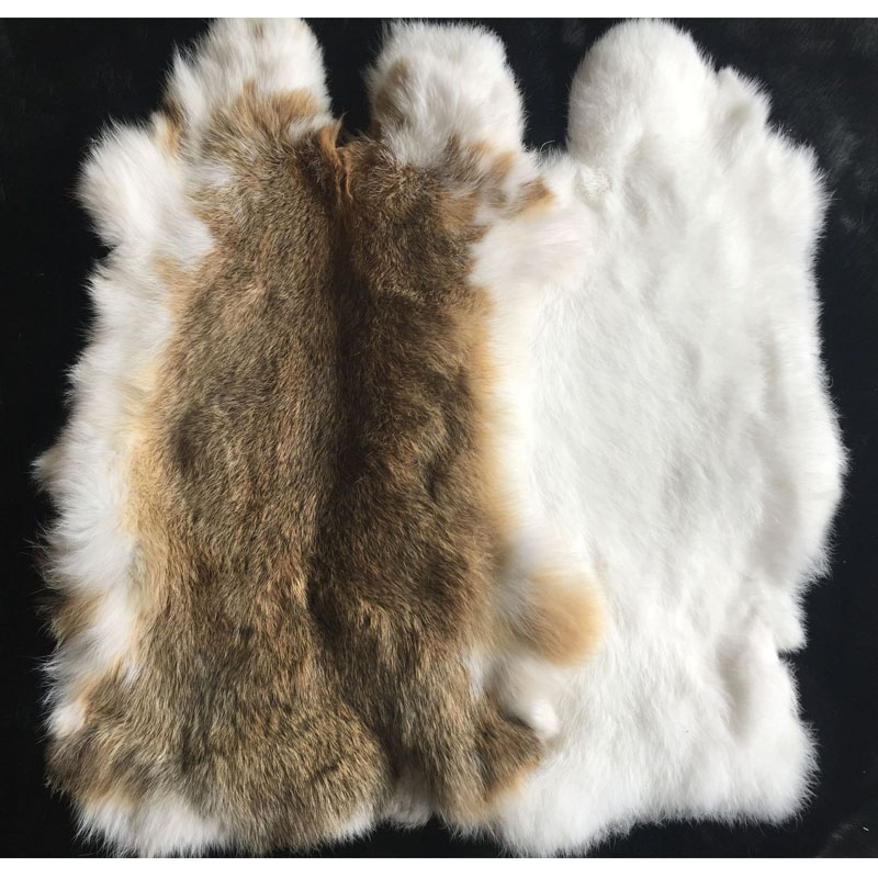 Home Textiles Sale - Fourrure de lapin en cuir véritable