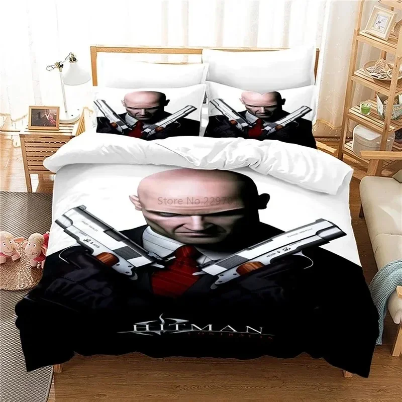 Parure de lit 3D Hitman Killer - Home Textiles Sale avis et prix