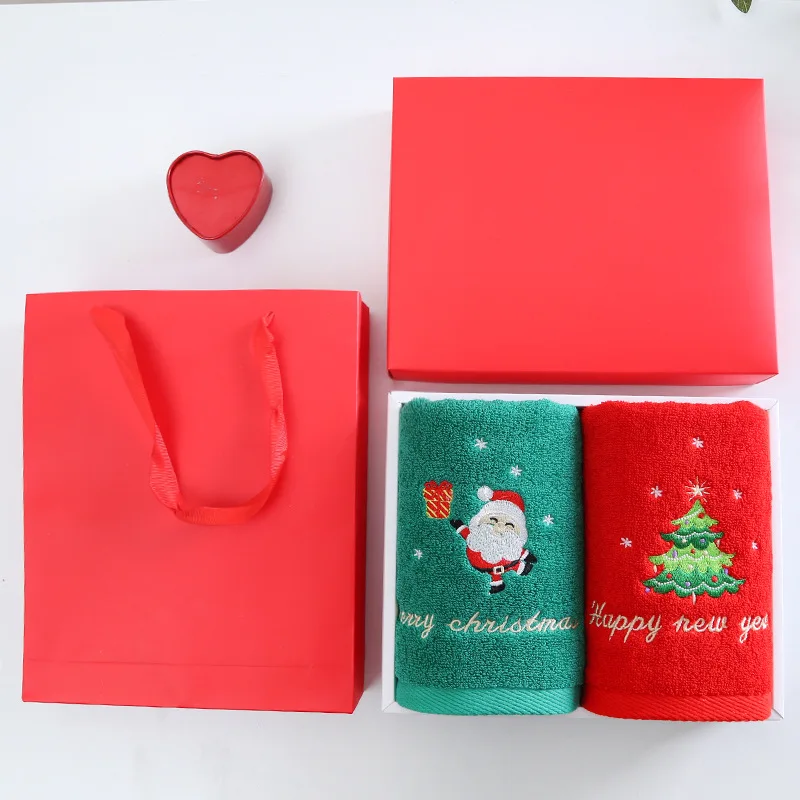 Serviette de noël coffret cade - Home Textiles Face Towel avis et prix