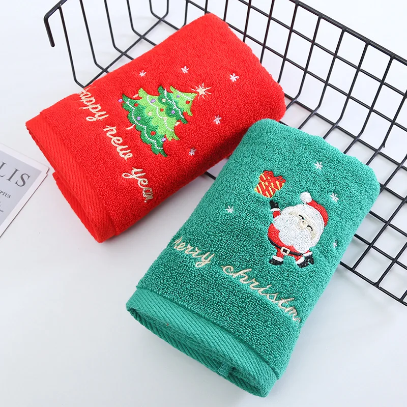 Serviette de noël coffret cade - Home Textiles Face Towel avis et prix