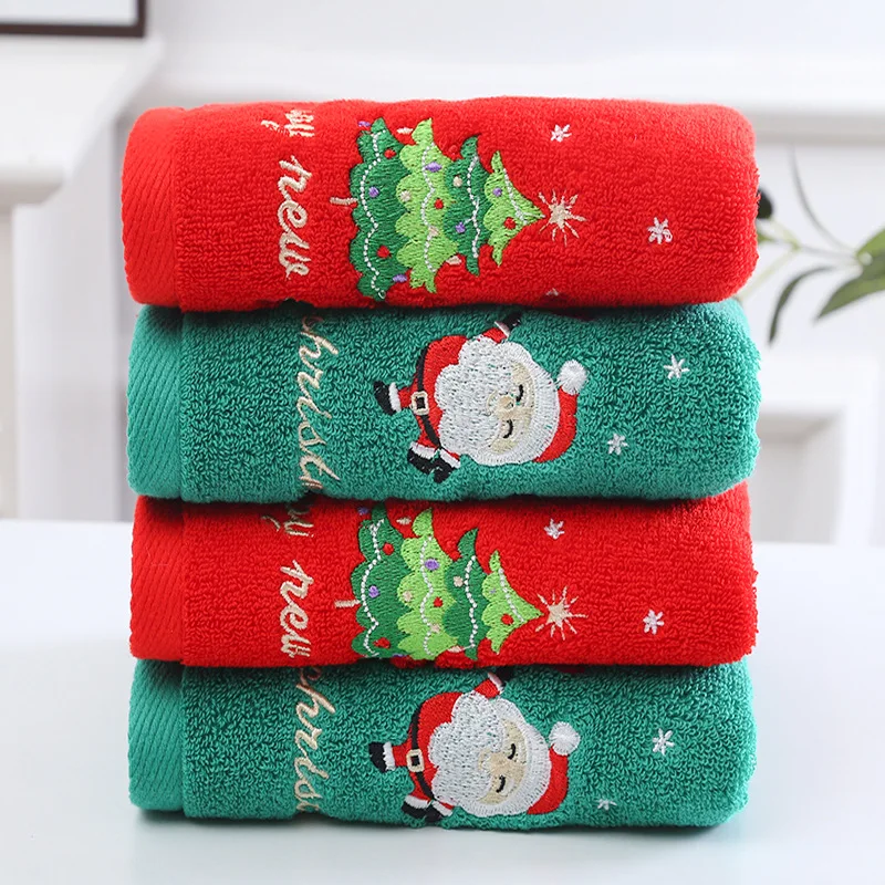Serviette de noël coffret cade - Home Textiles Face Towel avis et prix