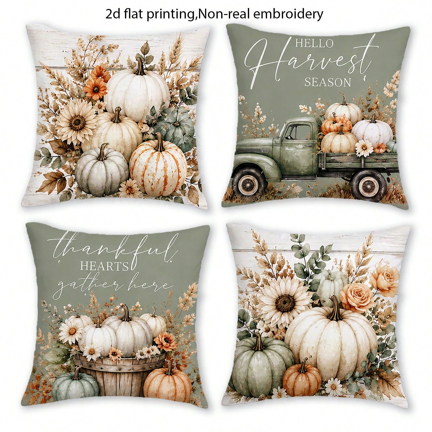 4 housses de coussin décorativ - Pillow Insert 18X18 avis et prix