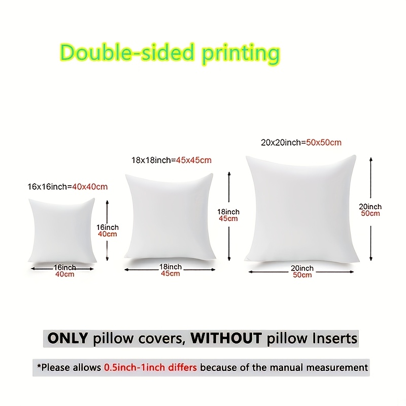 2 housses de coussin de Noël,  - Pillow Insert 18X18 avis et prix